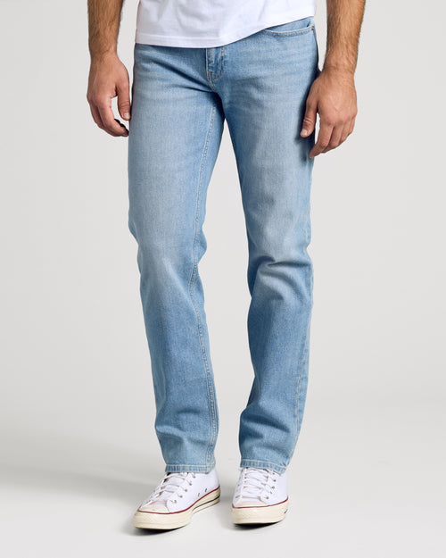 Light Indigo Wash Light Indigo Wash Straight Authentic Denim Jeans