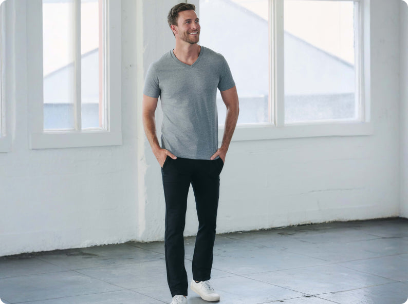 Tailored Look. Sweatpant Feel.