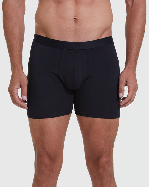 Black Boxer Trunks 3-Pack