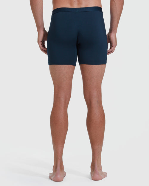 Navy Boxer Trunks 3-Pack