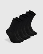 Black Half Crew Socks 3-Pack