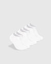 White Ankle Socks 3-Pack displayed against a neutral background.