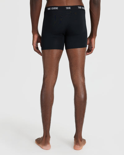Black Logo Boxer Briefs 3-Pack