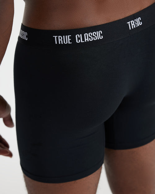 Black Logo Boxer Briefs 3-Pack