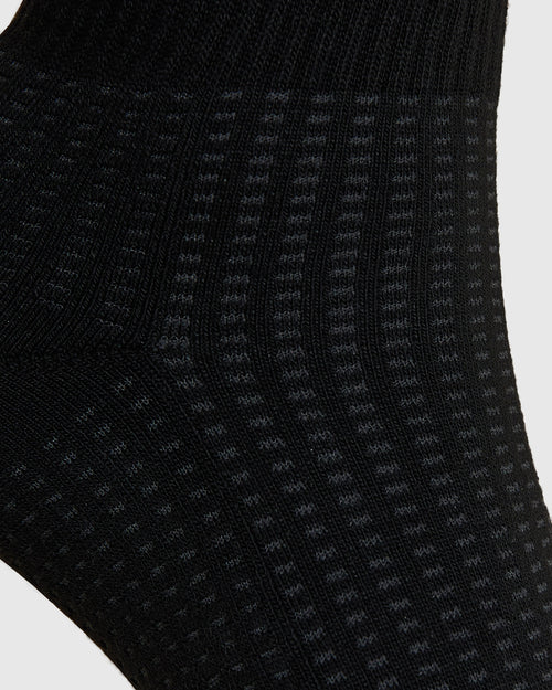 Black Active Crew Socks 3-Pack