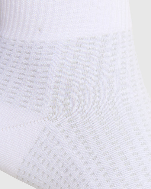 White Active Crew Socks 3-Pack