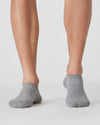 Combo Active Ankle Socks 3-Pack on feet showcasing comfort features.