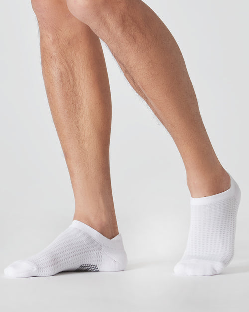 White Active Ankle Socks 3-Pack