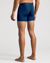Navy Boxer Briefs W/ Fly 6-Pack on shirtless man, rear view.