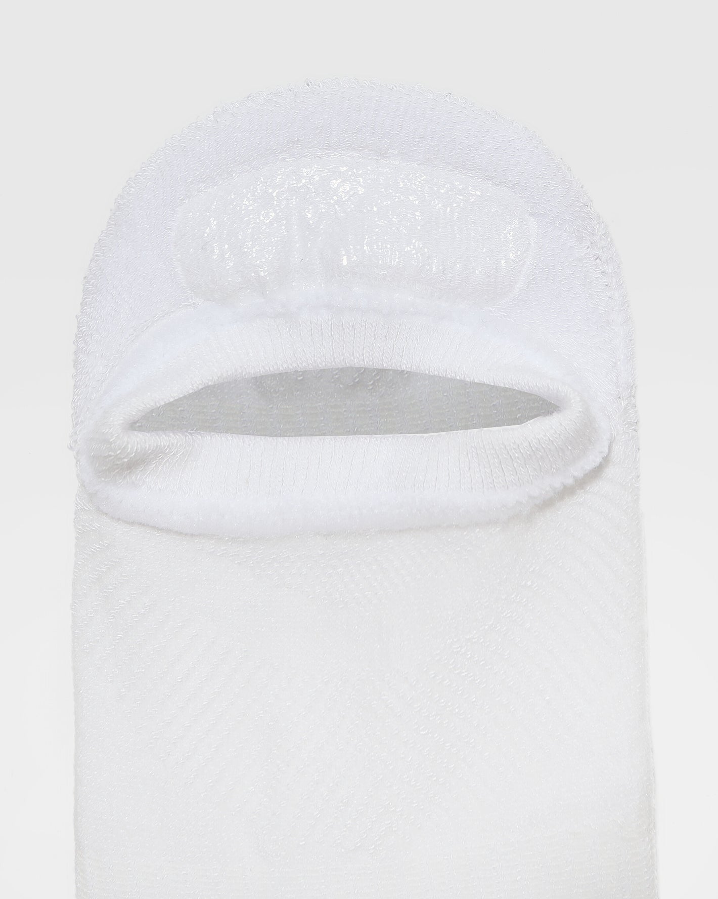 White No Show Socks 3 Pack 2 0, with silicone heel grip.