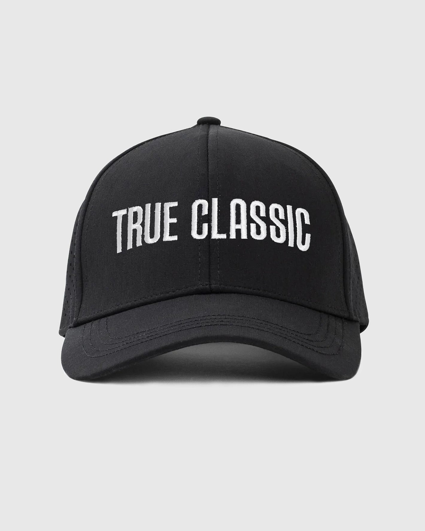 Black All Purpose Logo Cap with TRUE CLASSIC embroidered on front.