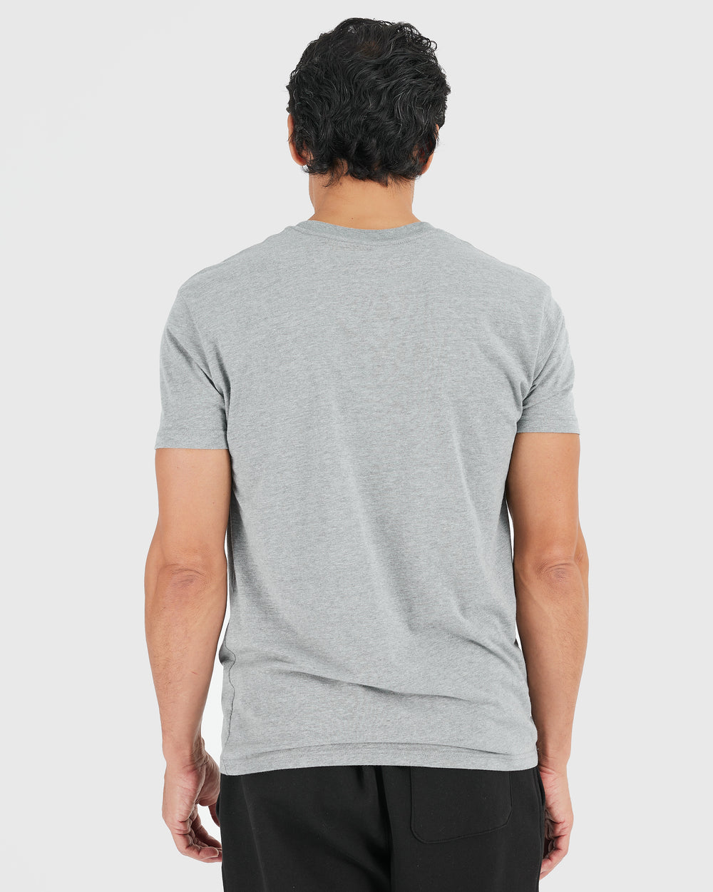 Heather Gray Short Sleeve Crew Neck Tee