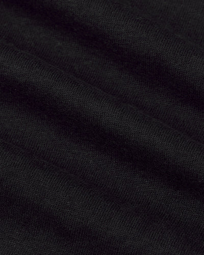 Lot de 6 T‑shirts noirs col ras du cou à manches courtes