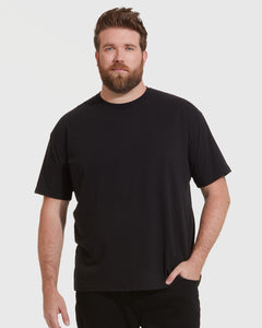 True ClassicAll Black Short Sleeve Crew Neck 6-Pack