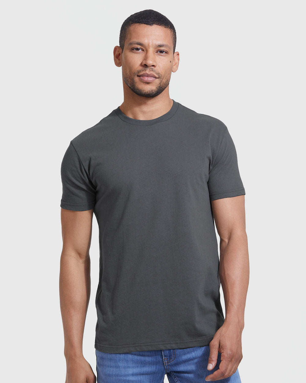 Gray Tones Short Sleeve Crew Neck 3-Pack