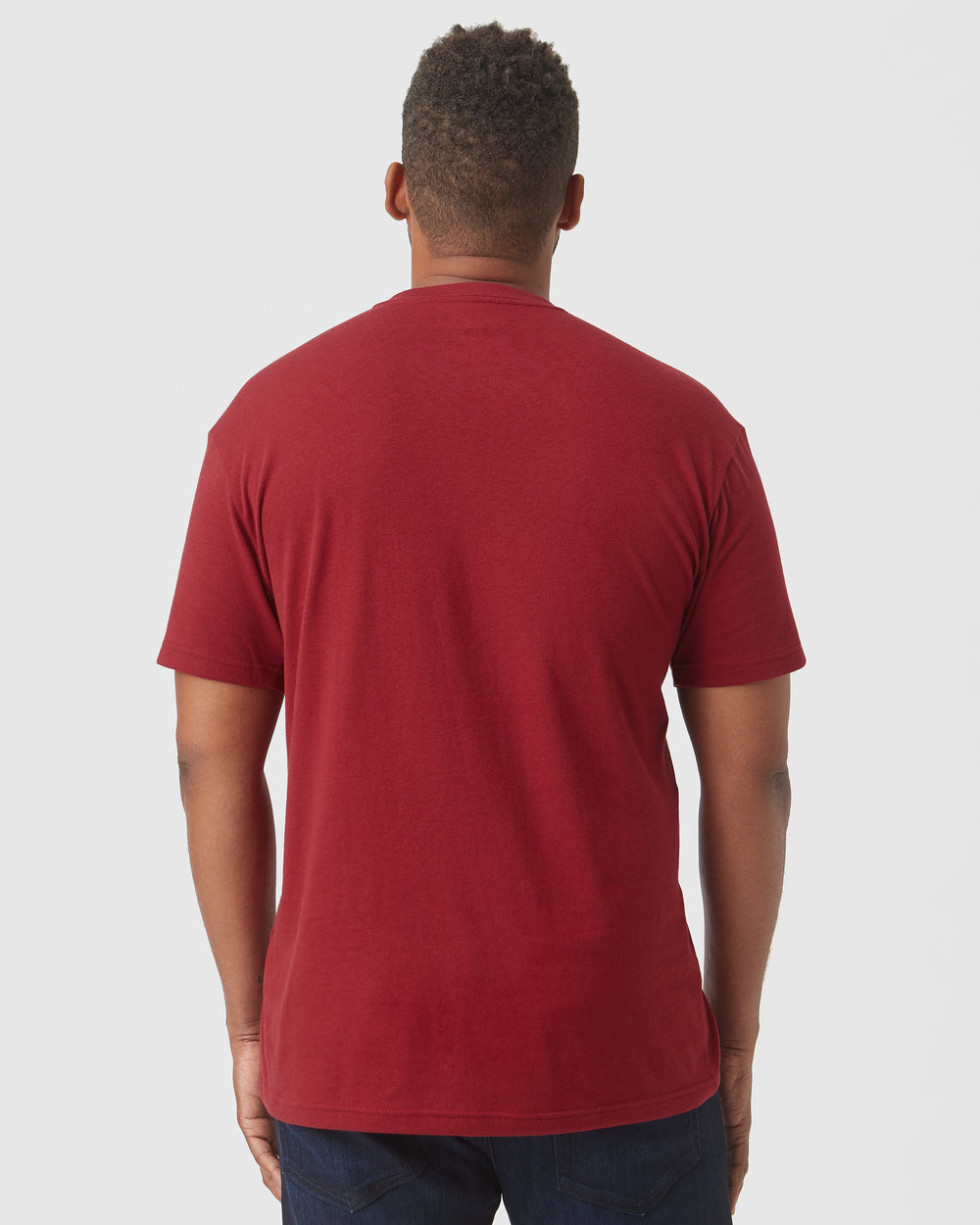 Crimson Short Sleeve Crew Neck Tee