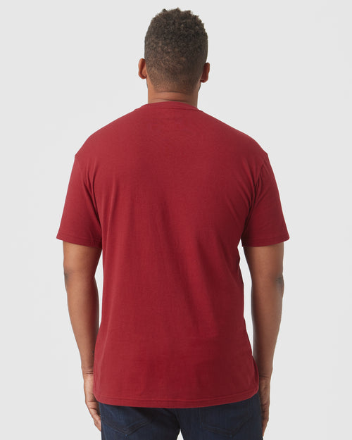 Crimson Short Sleeve Crew Neck Tee