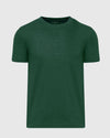 Evergreen Heather Classic Crew Neck t-shirt in soft knit fabric.