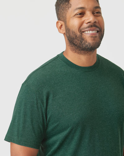 Classic Crew Neck - Ever Green Heather