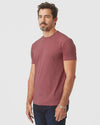 Heather Crimson Short Sleeve Crew Neck Tee