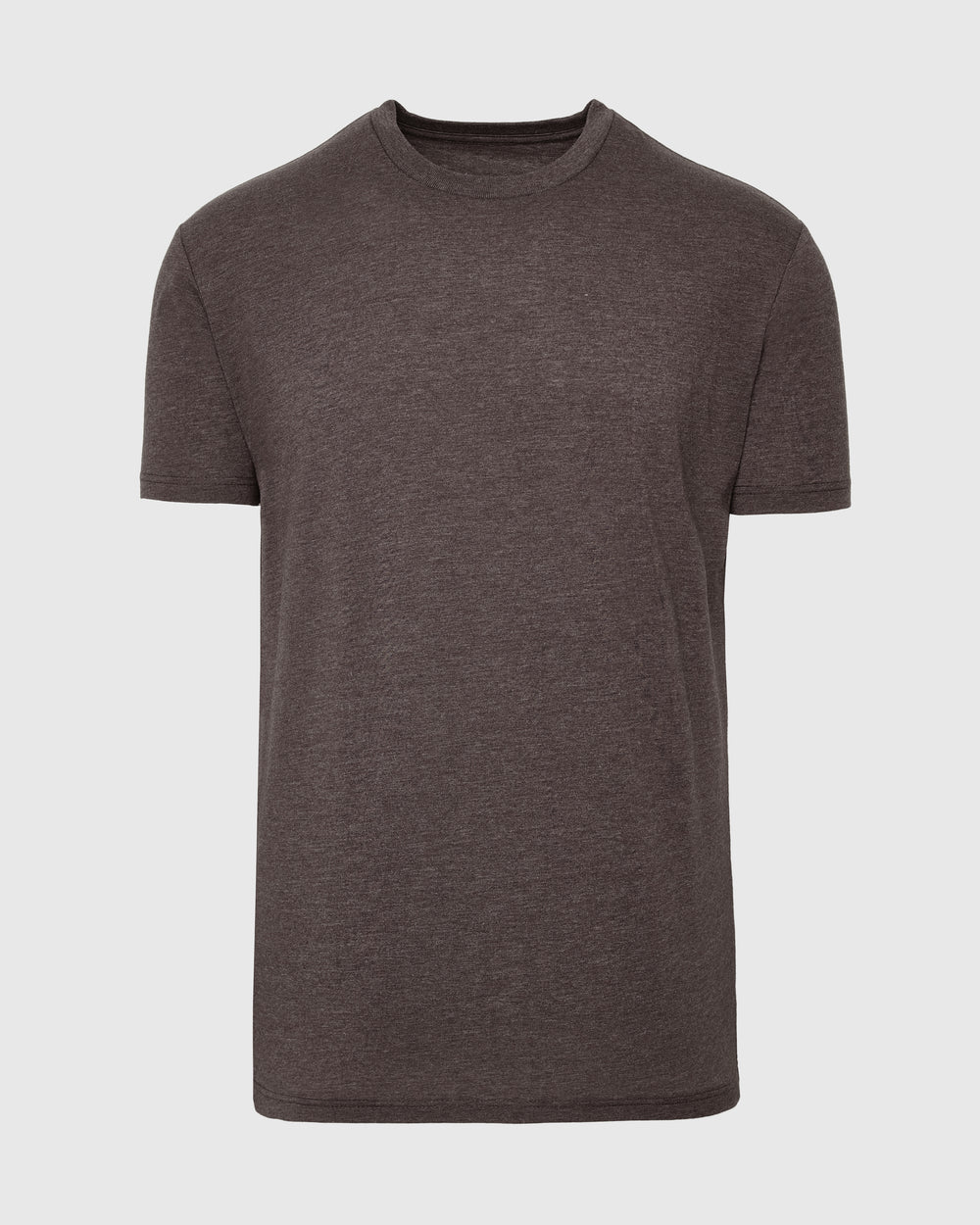 Heather Dark Oak Short Sleeve Crew Neck Tee