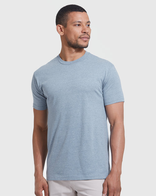 Heather Active and Classic Crew Neck Tee 6-Pack