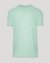 Heather Mist Classic Crew Neck, soft mint-green, fitted short-sleeve T-shirt.