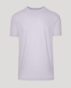 True ClassicHeather Orchid Classic Crew Neck t-shirt, plain, short-sleeve, against neutral background.