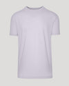 Heather Orchid Classic Crew Neck t-shirt, plain, short-sleeve, against neutral background.