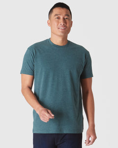 True ClassicHeather Seafarer Short Sleeve Crew Neck Tee