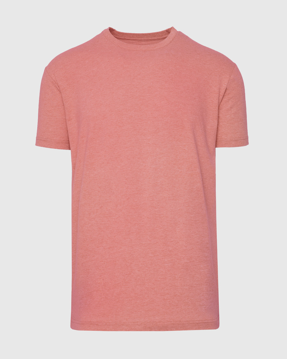 Heather Cayenne Short Sleeve Crew Neck Tee