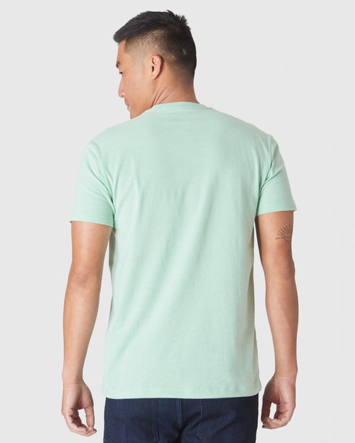 Heather Mist Short Sleeve Crew Neck Tee