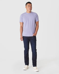 True ClassicHeather Dark Orchid Short Sleeve Crew Neck Tee