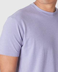 True ClassicHeather Dark Orchid Short Sleeve Crew Neck Tee