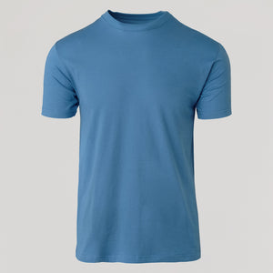 True ClassicT-shirt col ras du cou manches courtes Indigo