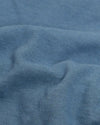 Indigo Tall Straight Hem Crew Neck T-Shirt close-up of woven fabric.