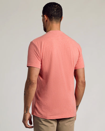 Classic Crew Neck - Light Heather Vermilion
