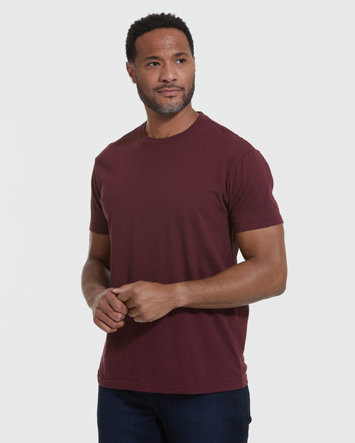 Mahogany Short Sleeve Crew Neck Tee