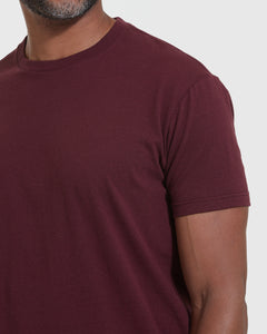 True ClassicMahogany Short Sleeve Crew Neck Tee