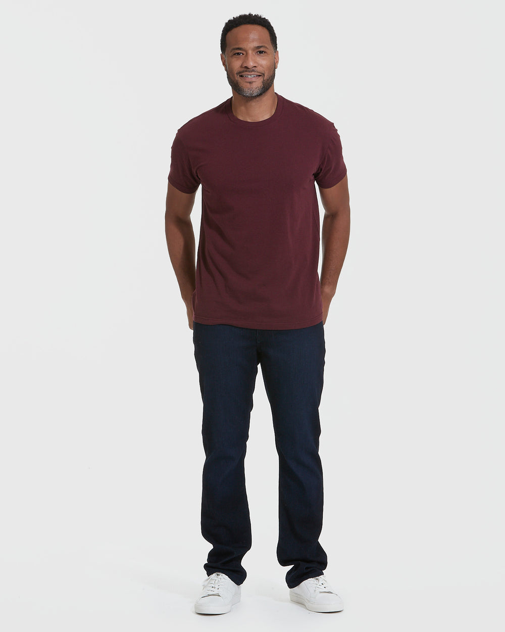 Mahogany Short Sleeve Crew Neck Tee