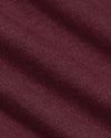 Mahogany V Neck T Shirt fabric close-up showing fine knit details.