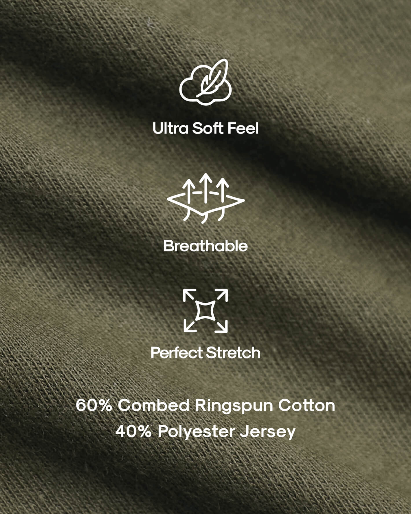 Classic Crews 6-Pack: Ultra-soft, breathable knit fabric with perfect stretch.