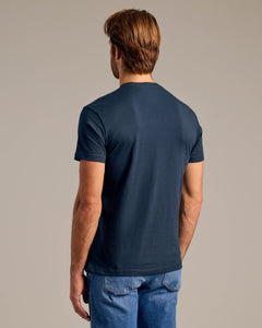 True ClassicNavy Short Sleeve Crew Neck Tee