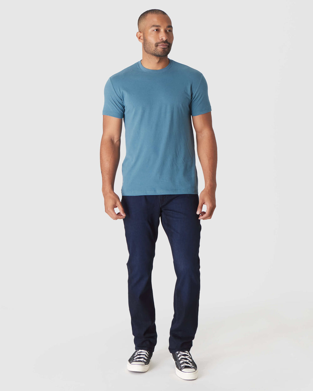 Sapphire Short Sleeve Crew Neck Tee