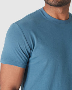 True ClassicSapphire Short Sleeve Crew Neck Tee