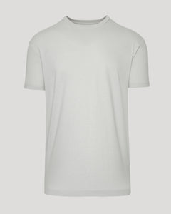 True ClassicSteel Classic Crew Neck T-shirt, light gray, short-sleeve, crew-neck, front view.
