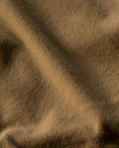True ClassicTan 499 Tall Straight Hem Crew Neck T-Shirt, soft brown textile close-up.