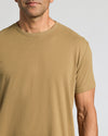 Camiseta cuello redondo mangas cortas tan 499