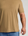 Camiseta cuello redondo mangas cortas tan 499