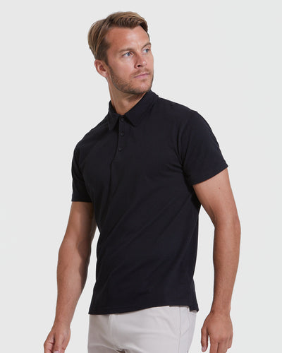Black Classic Polo 3-Pack